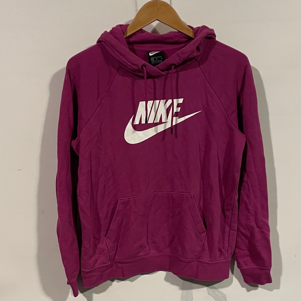 Nike Purple Hoodie with White Logo